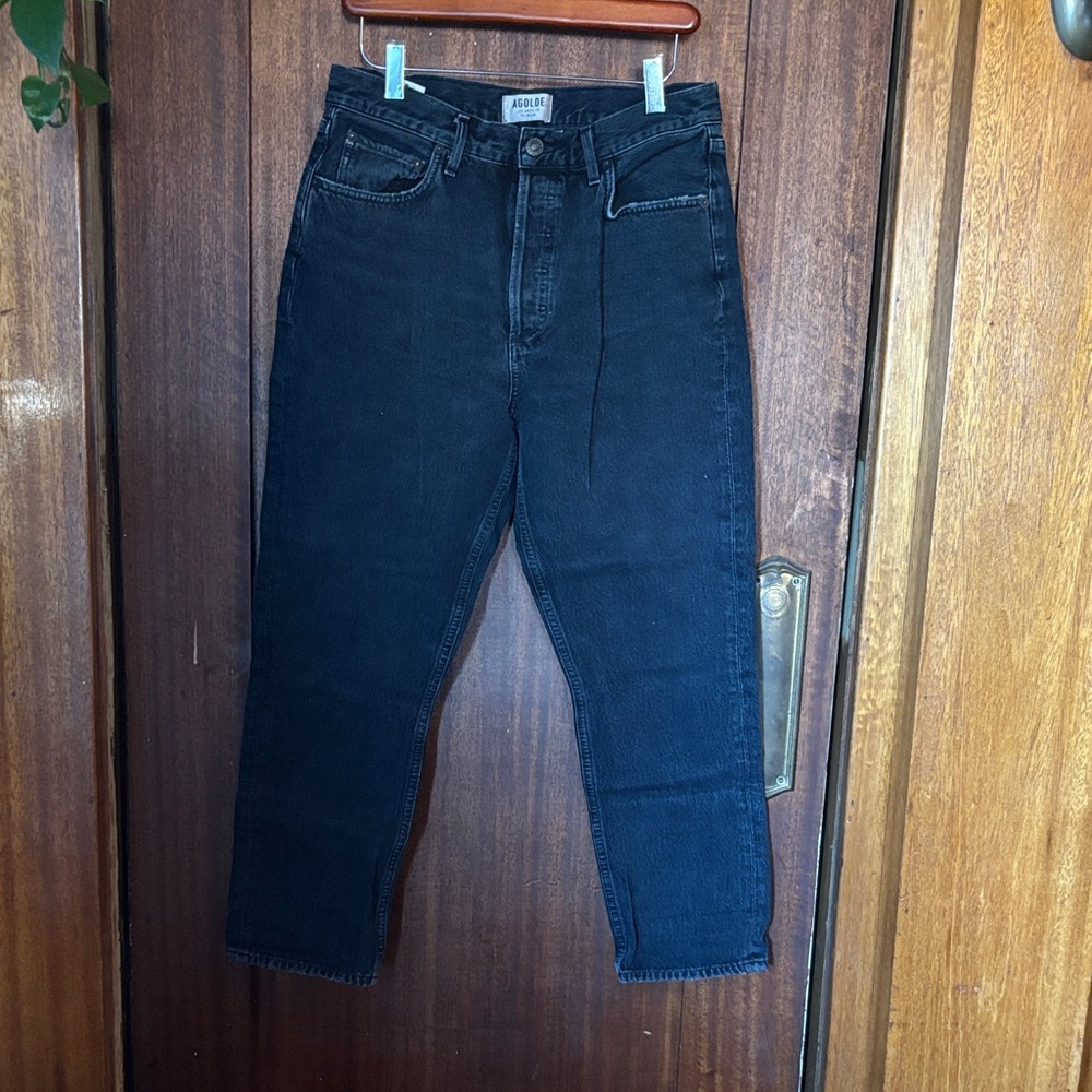 AGOLDE RILEY HIGH RISE STRAIGHT CROP (STRETCH) size 29